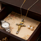 BGCOPPER S925K Silver Crucifix of Jesus Christ: A Timeless Masterpiece of Faith and Art