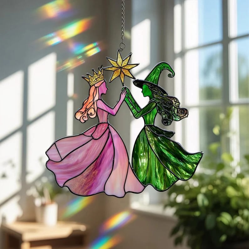 🔮Princess & Witch Colorful Suncatcher💋