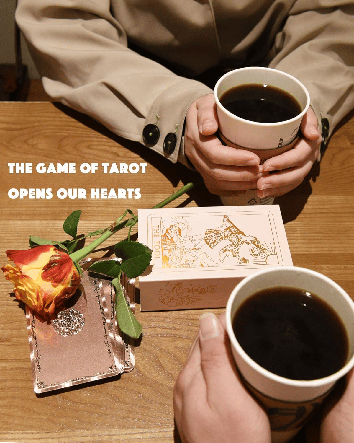 Witchy Cauldron Rose Gold Tarot Cards 🏆