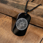 Vintage Titanium Seven Archangel's Seal Pendant - Amulet against evil eyes, curses, spells