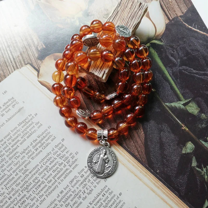 St. Benedict Exorcism Prayer Beads | A Warding Chant on Your Wrist, Weaving Divine Power into Every Breath