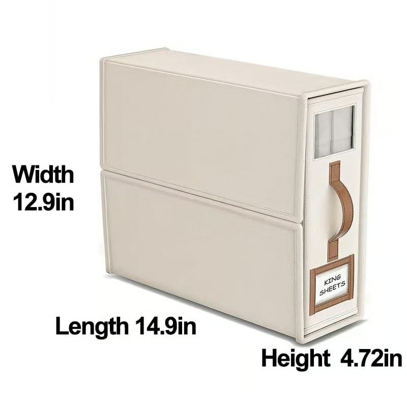 Foldable Sheet Storage Set – Keep Your Bedding Organized and Neat 🛏️✨