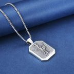 St.Michael Archangel Necklace guardian angel patron saint of paratroopers police military paramedics firemen Michael talisman protection