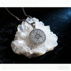 Vintage Titanium Seven Archangel's Seal Pendant - Amulet against evil eyes, curses, spells