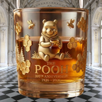 Winnie The Pooh 100th Anniversary Whiskey Glass💋