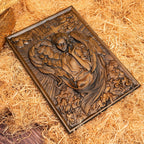 🌟 Archangel Chamuel Wood Carving – Angel of Peaceful Relationships 🌟