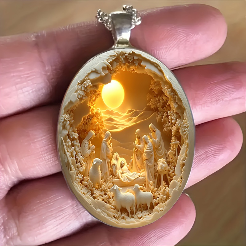 Divine Faith Pendant: A Token of Your Heart’s Belief ($9.90)