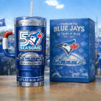 Toronto Blue Jays 50th Anniversary Tumbler Cup💋
