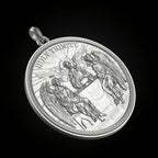 Holy Trinity S925k Silver Round Necklace
