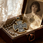 S925 sterling silver double-sided Jesus and Virgin Mary necklace