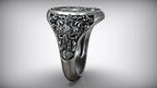 S925K Silver Our Lady of Guadalupe Ring