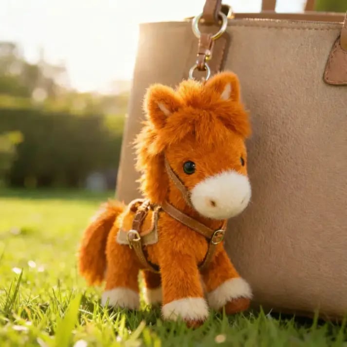 🔥LAST DAY 50% OFF 🐎Ponytata Plush Pony Bag Charm and Keychain🔥