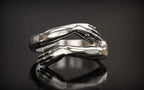 S925K Silver Embrace Gesture Ring