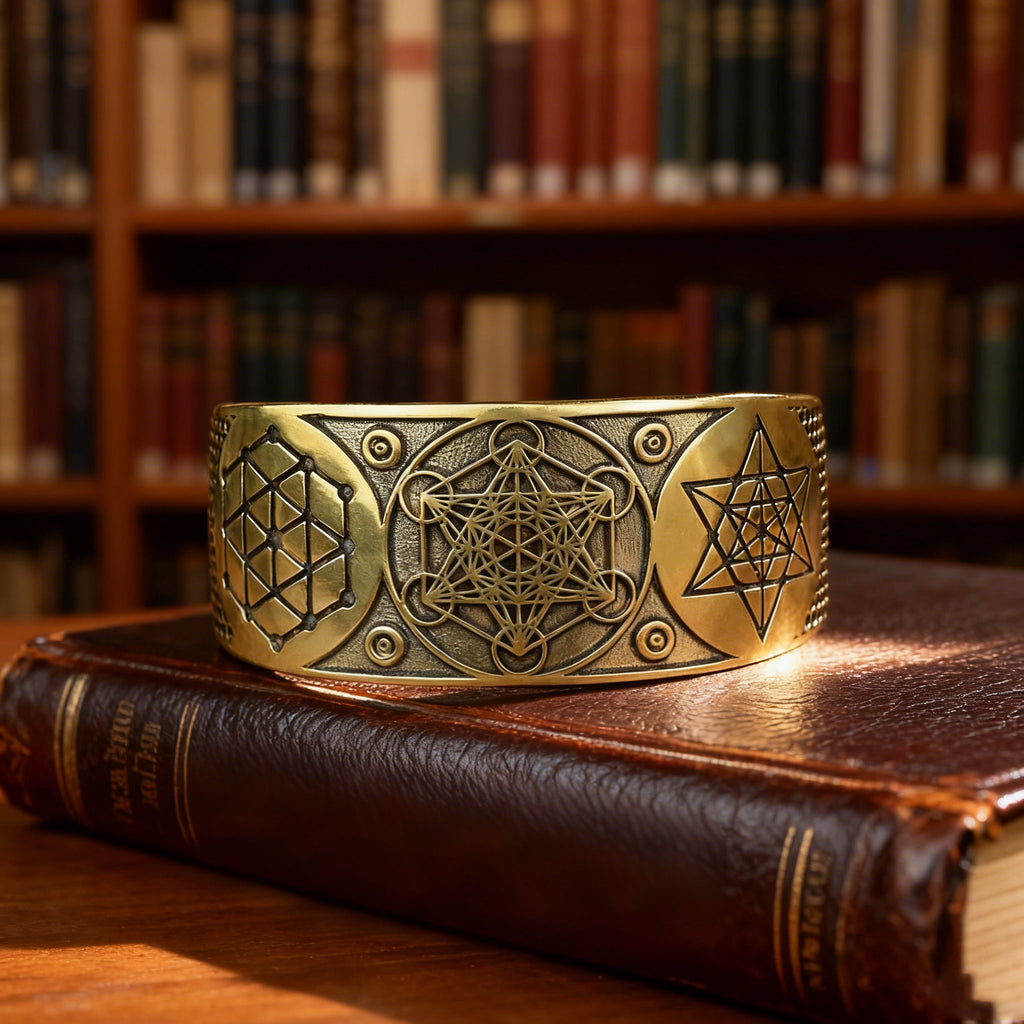 Metatron Adjustable Copper Bracelet