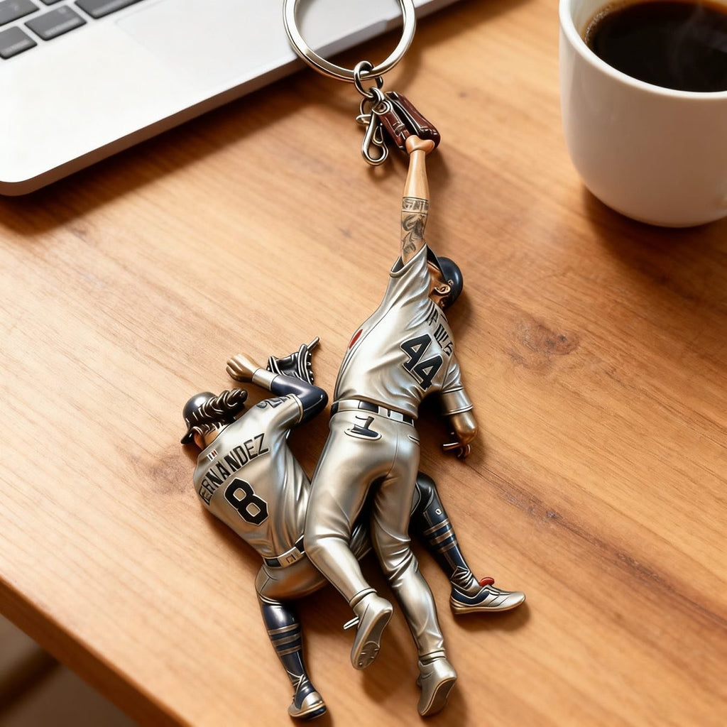 World Series Game 7 Andy Pages Catch Keychain ✨️