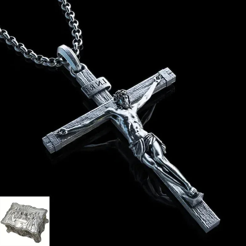 S925K Silver Jesus Crucifix Pendant | A Tangible Reminder of His Love