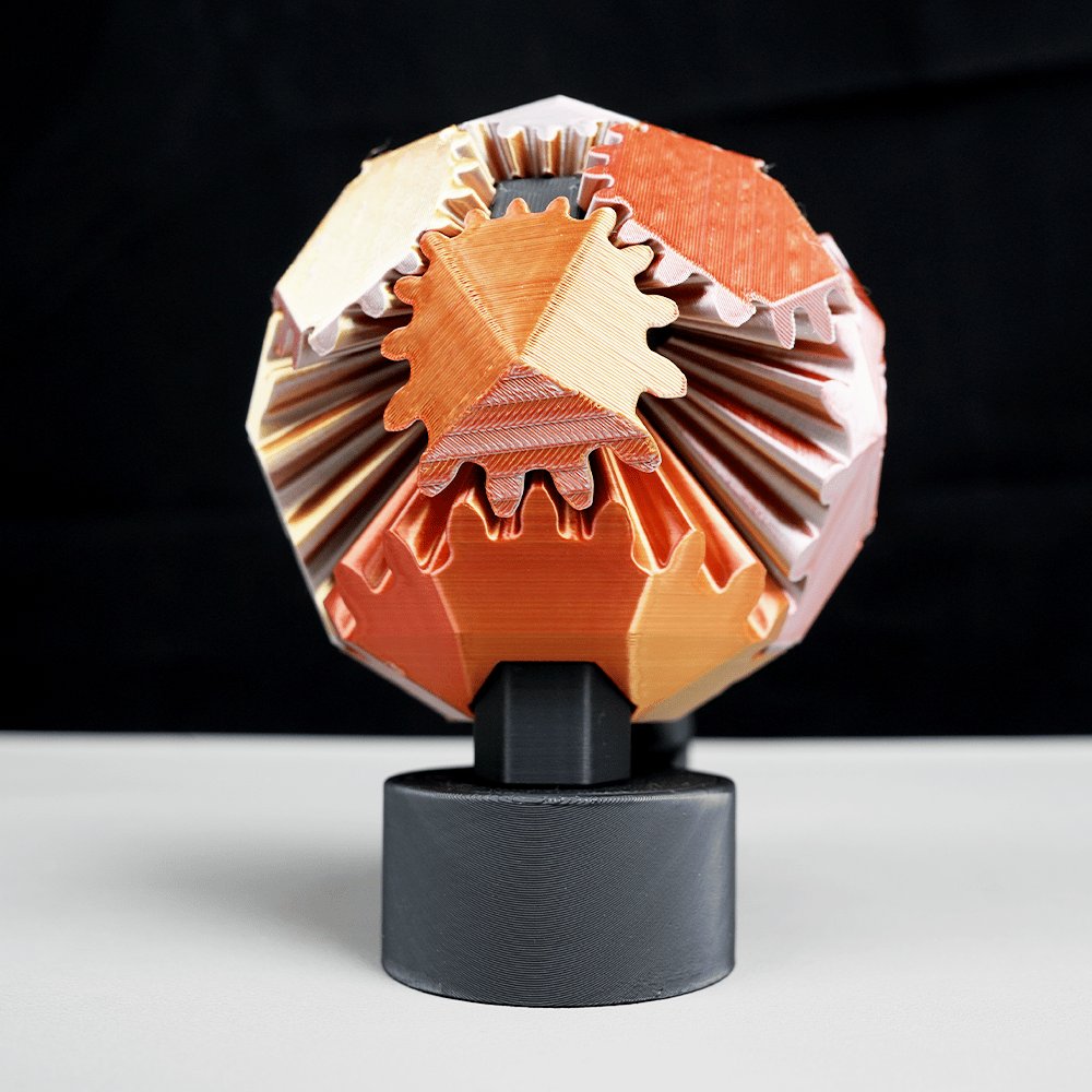 🔥3D Printed Electric Rotating Gear Ball💋