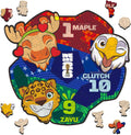 FIFA 2026 World Cup Mascots Wooden Jigsaw Puzzle - Maple, Zayu, Clutch Collectible🔥