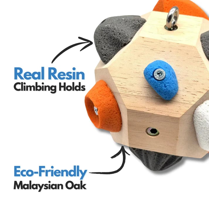 🧗‍♀️Handcrafted Boulder Block - Build Strength and Precision🏆