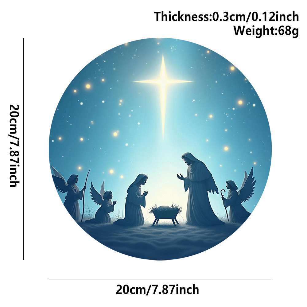 Holy Family & Nativity Holly Wood Hangings — A Piece of Heaven at Home