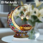 🌙Islamic Elegant Crescent Moon & Lantern Desktop Ornament💋