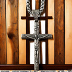S925K Silver Cross Necklace: Embodiment of the Light of Faith