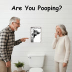 Vintage Highland Cow Sign – Funny"Are You Pooping?" Wall Decor🔥