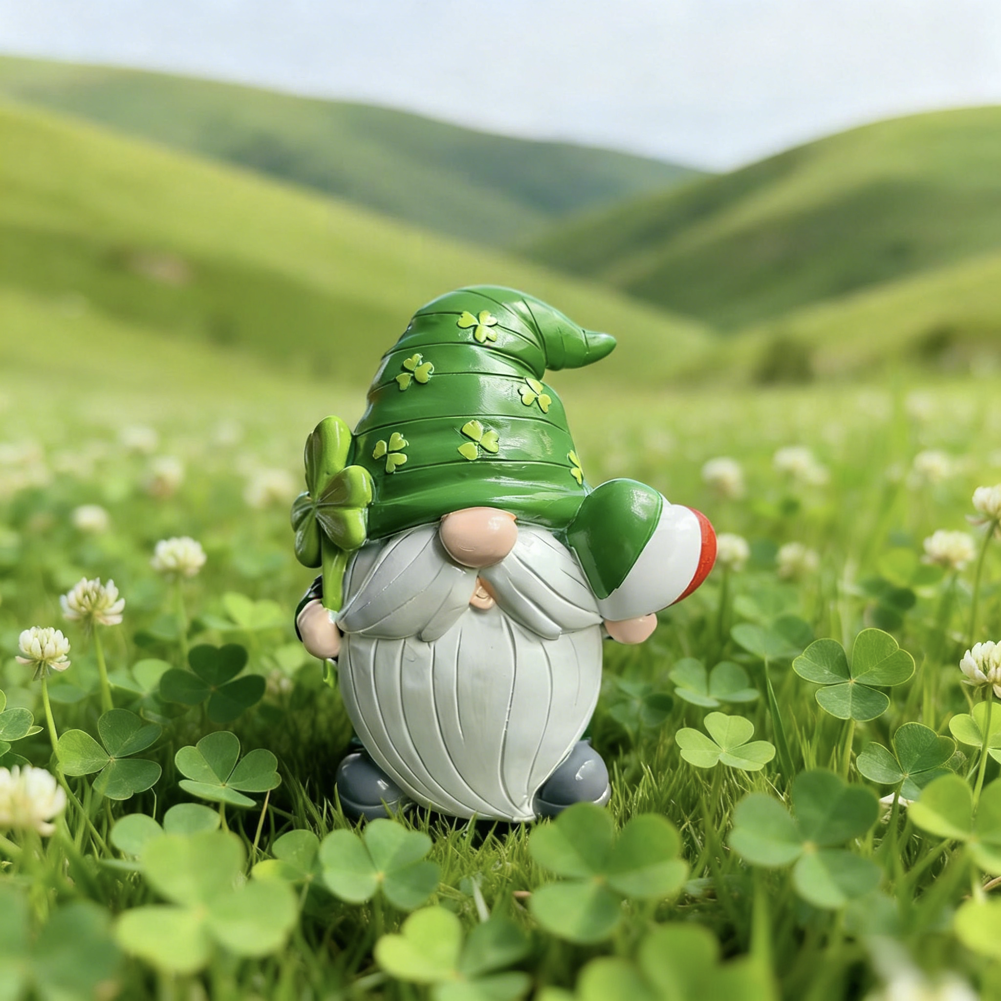 🔥Hot Sale 60% OFF 🍀4 pack St. Patrick's Day Resin Gnome Figurines💋