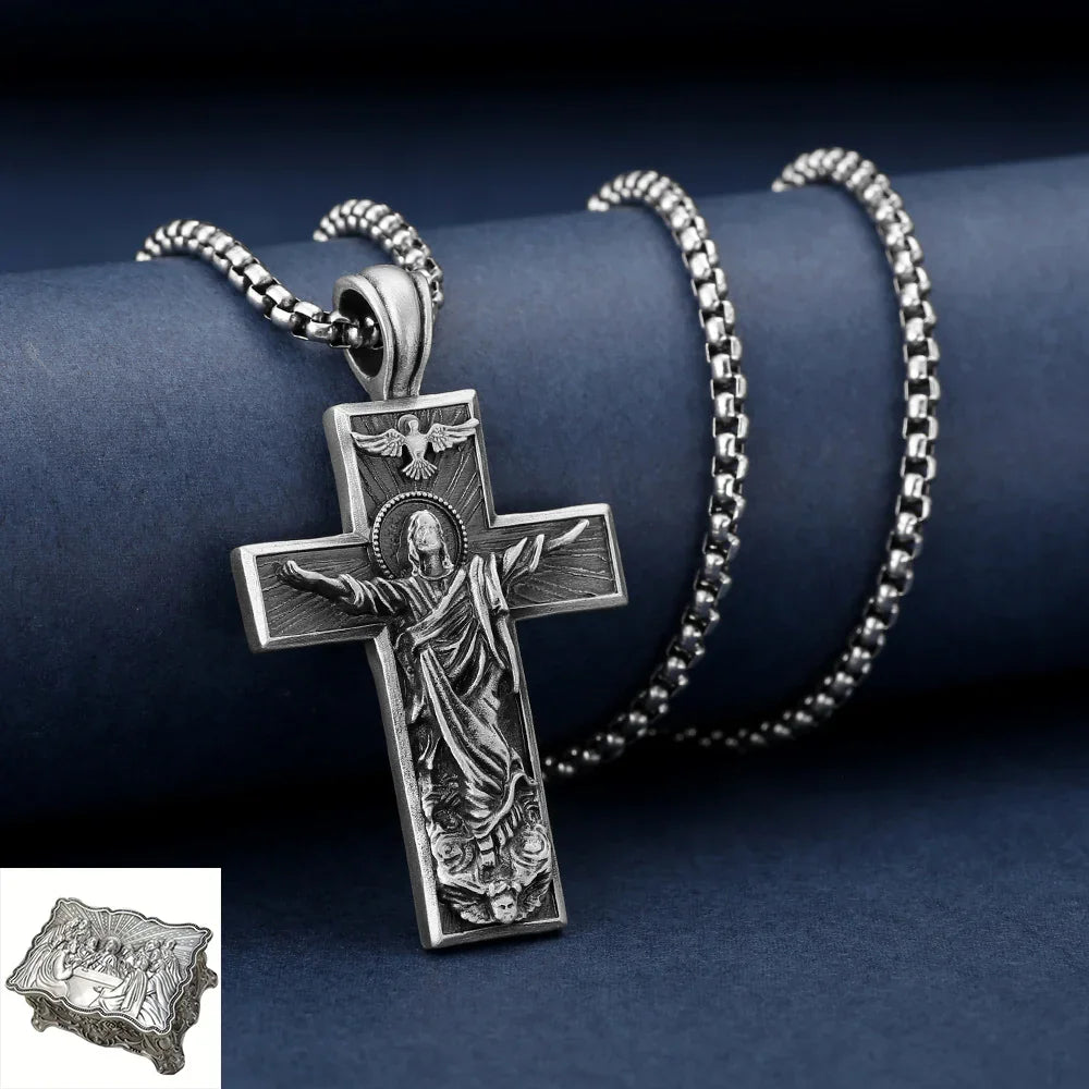 Ascension Cross Necklace - Thank you for your love and forgivness