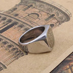 Seal of the Seven Archangels Stainless Steel Men's Trigger Finger Seal of Solomon