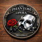 🎭The Phantom of the Opera™ – Broadway Legend Commemorative Coin🔥