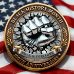 Black History Month Centennial Commemorative Coin🔥