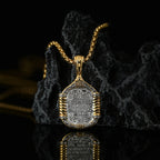 Handmade S925K Silver Madonna Holding Child Necklace