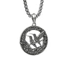 S925K Silver Hummingbird Necklace