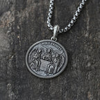 Holy Trinity S925k Silver Round Necklace
