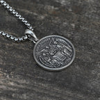Holy Trinity S925k Silver Round Necklace