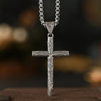S925K Silver Cross Necklace: Embodiment of the Light of Faith