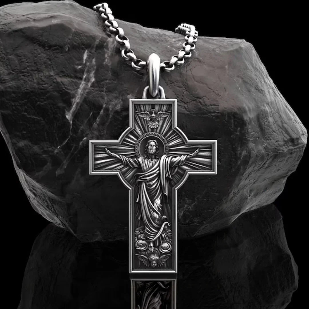 Ascension Cross Necklace - Thank you for your love and forgivness