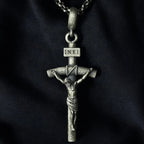 BGCOPPER S925K Silver Crucifix of Jesus Christ: A Timeless Masterpiece of Faith and Art