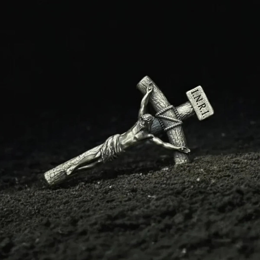 BGCOPPER S925K Silver Crucifix of Jesus Christ: A Timeless Masterpiece of Faith and Art