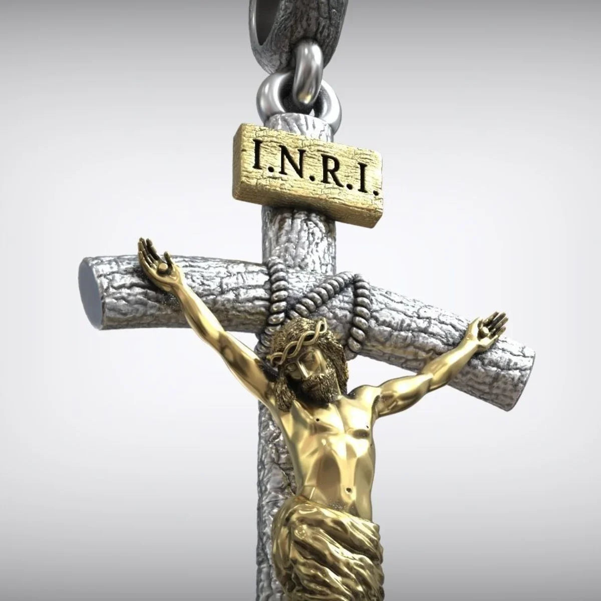BGCOPPER S925K Silver Crucifix of Jesus Christ: A Timeless Masterpiece of Faith and Art