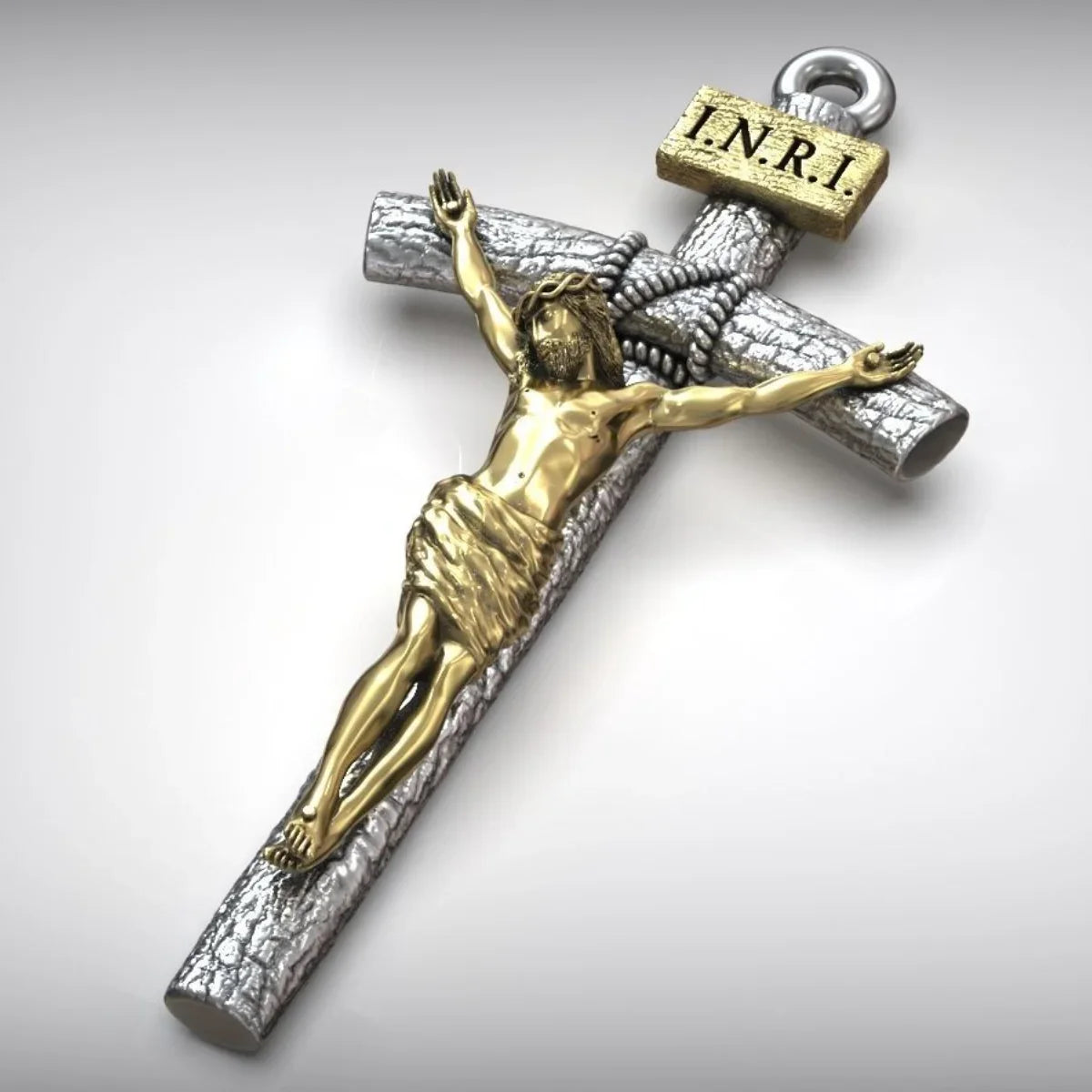 BGCOPPER S925K Silver Crucifix of Jesus Christ: A Timeless Masterpiece of Faith and Art