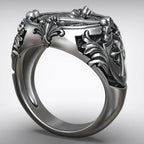 St. Michael Archangel Holy Sword Gabriel Angel S925K Silver Ring