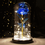 The Enchanted Galaxy Rose - Blue
