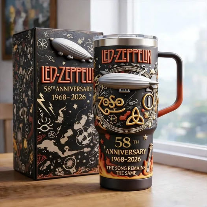 Led Zeppelin 58th Anniversary Commemorative Tumbler🥃🏆