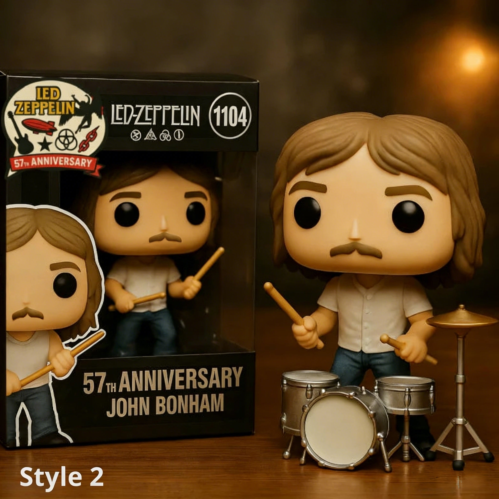 Led Zeppelin 57th Anniversary Figure Doll🎸🏆