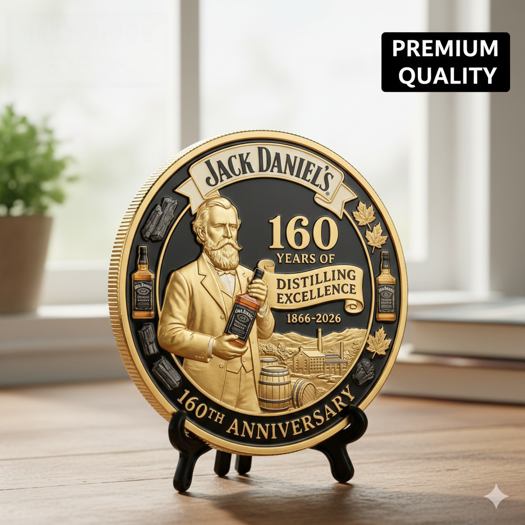 Jack Daniel’s 160th Anniversary Challenge Coin🏆