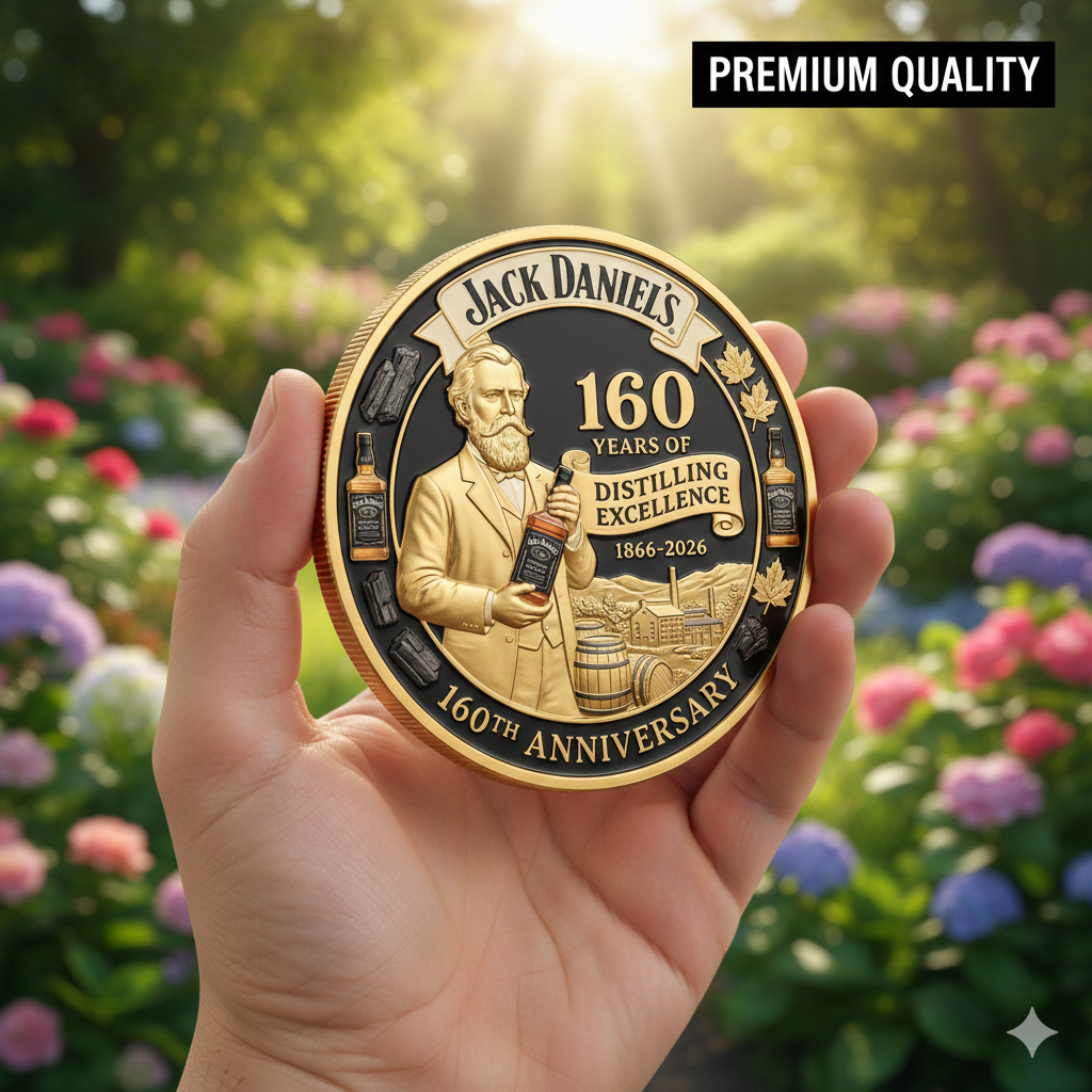 Jack Daniel’s 160th Anniversary Challenge Coin🏆