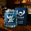 💙Stitch & 💗Angel "Ohana Means Family" Couple Whiskey Glasses | Aloha Collection🏆