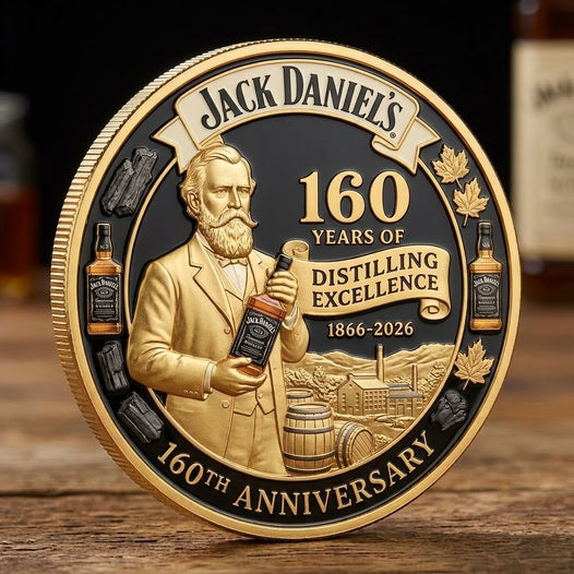 Jack Daniel’s 160th Anniversary Challenge Coin🏆